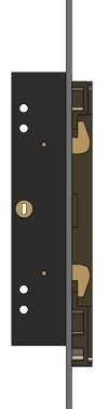 Slider lock detail